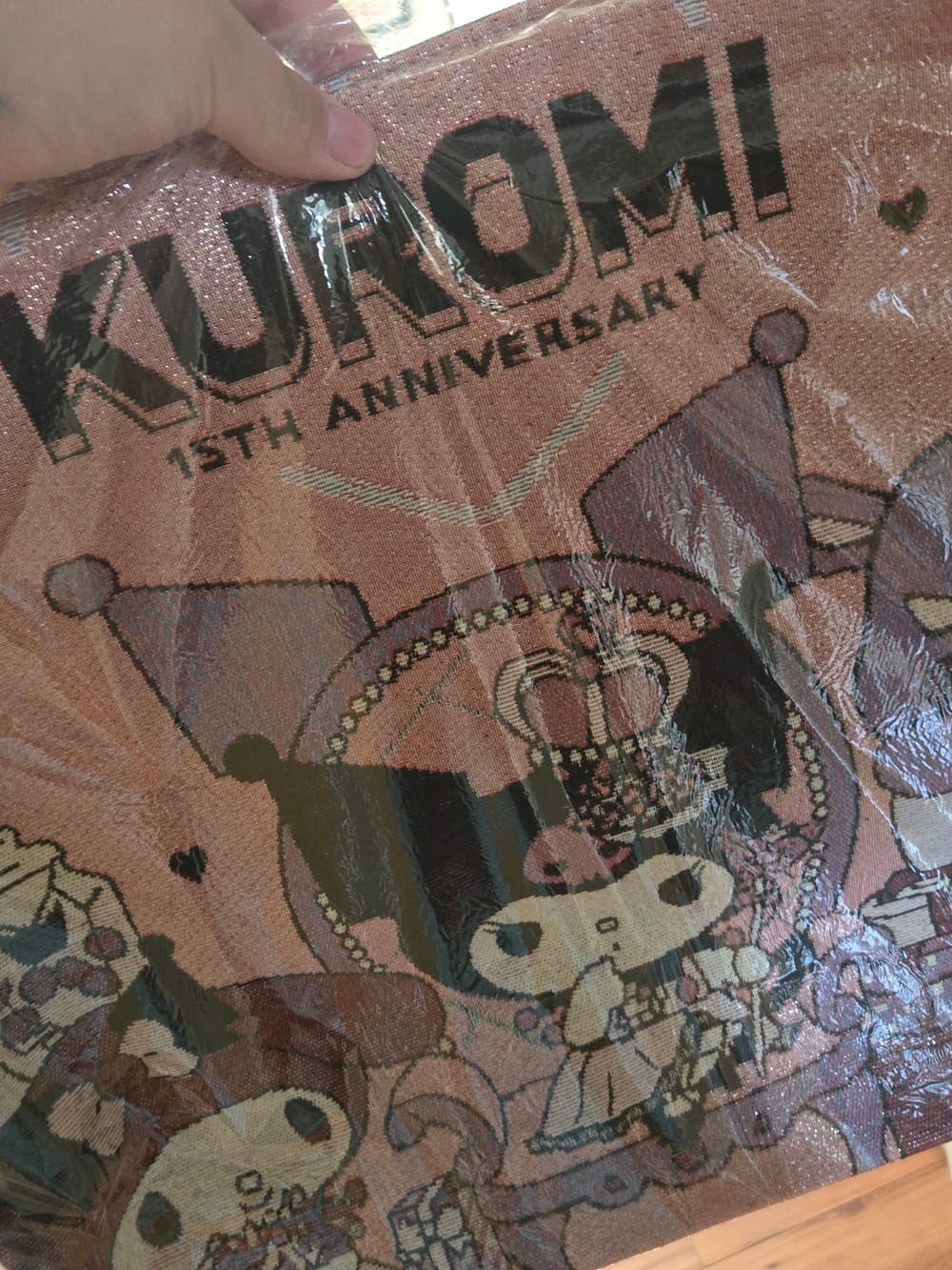 #0348 Sanrio Kuromi 15th Anniversary Tote Bag Pink NWT Sealed Kawaii Anime Japan
